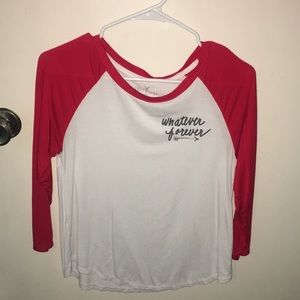 “Whatever forever” AEO graphic t-shirt